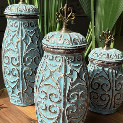 Royal Blue Art Decoration Jars