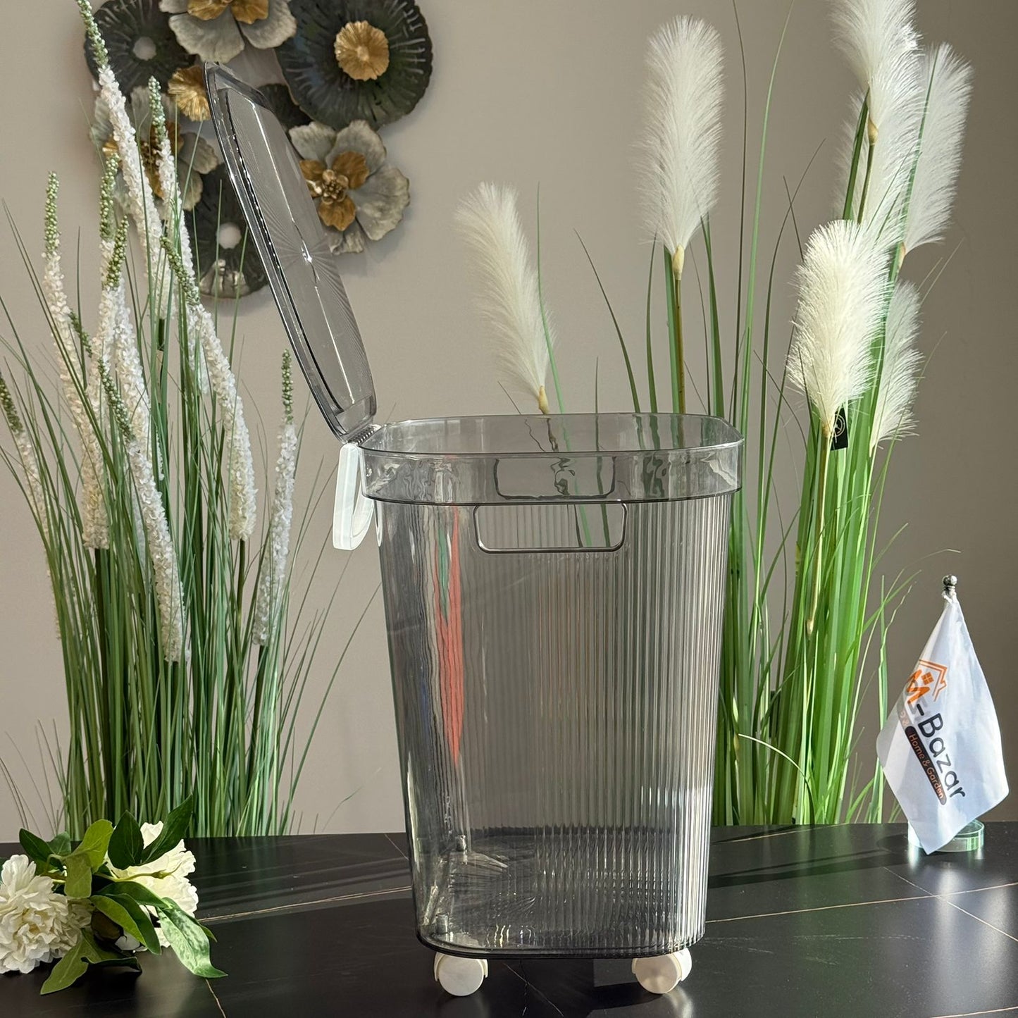 2-Sized Modern Transparent Plastic Storage Container