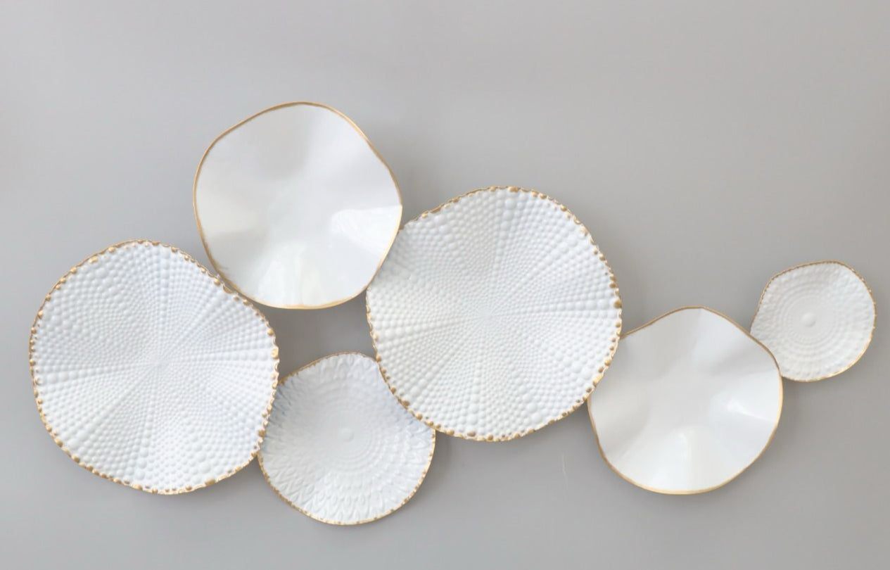 Metal White Wall Decor Art