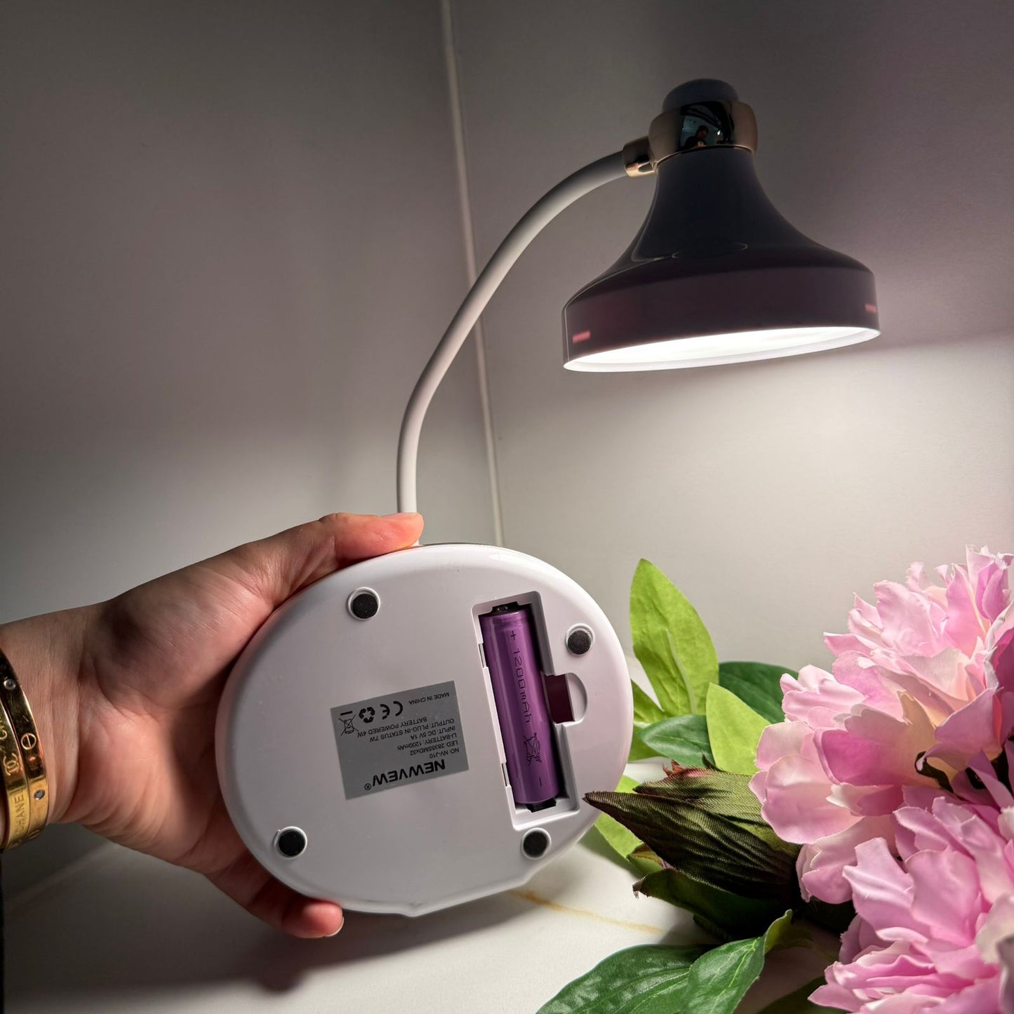 Desk Lamp – Flexible Gooseneck With 3 Color Light Modes