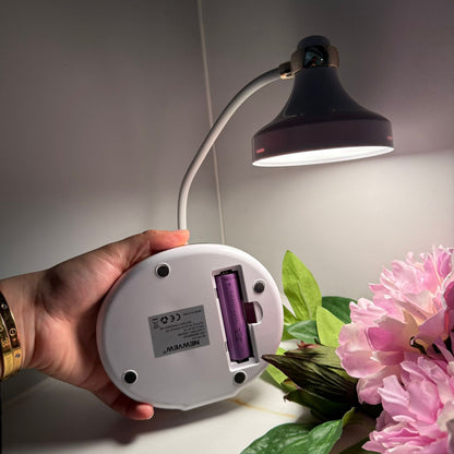 Desk Lamp – Flexible Gooseneck With 3 Color Light Modes