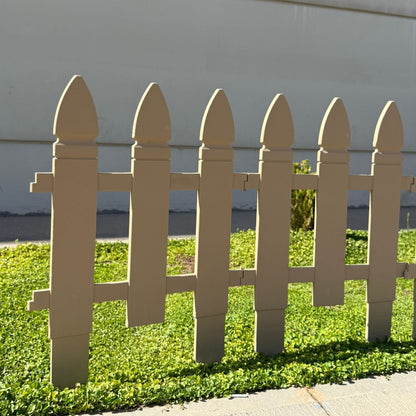 Plastic Picket Garden Fence