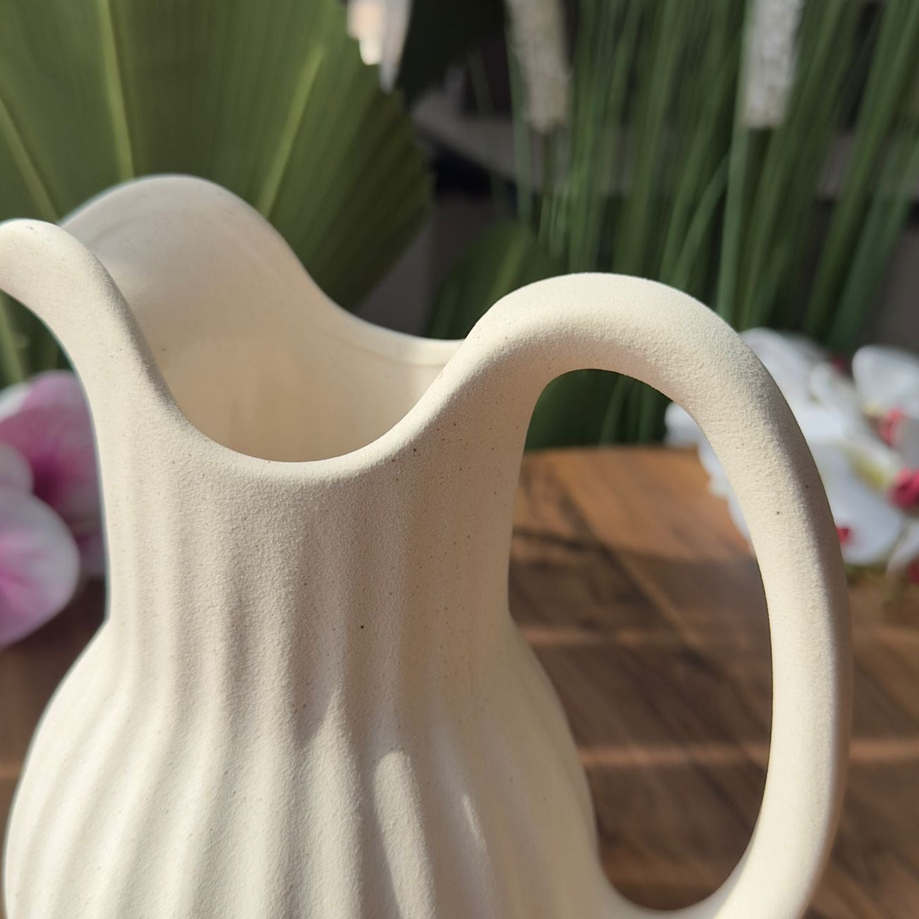 Ripple Curve Pitcher Vase