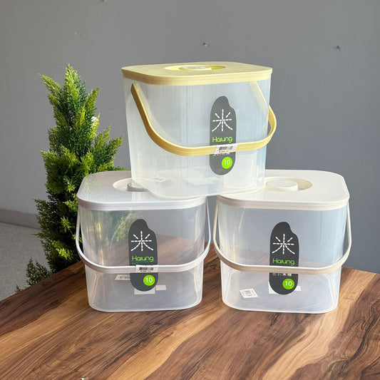 Multi-Purpose Storage Container with Measuring Cup