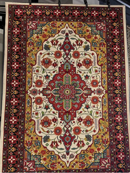 سجاد داخلي متعدد الألوان مقاس 1 × 1.5 م