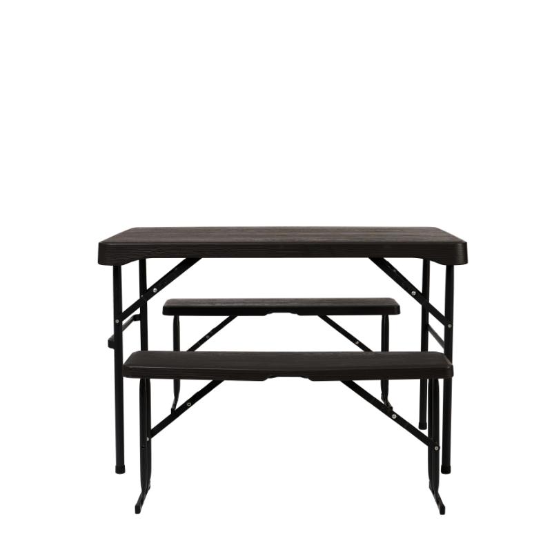 Foldable Picnic Table Set With Benches - Outdoor Game & Dining Essential