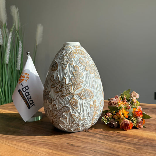 Decorative Hand Painted Vintage Ceramic Vase