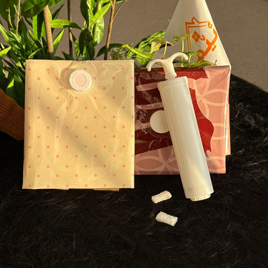 Vacuum Storage Bags with Hand Pump – Space-Saving Compression Bags