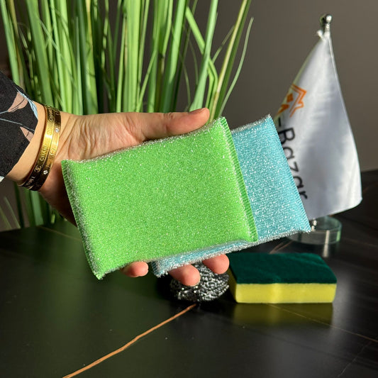 Multi-Purpose Cleaning Sponge & Scrubber Set (5 Pieces)