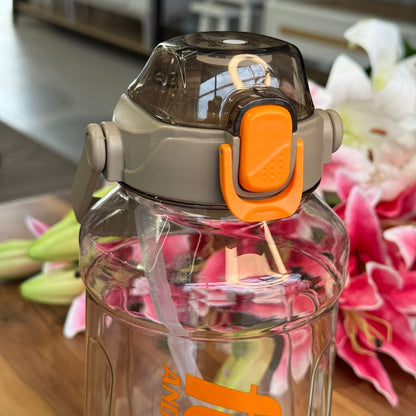 Sport Drinking Bottle With Straw