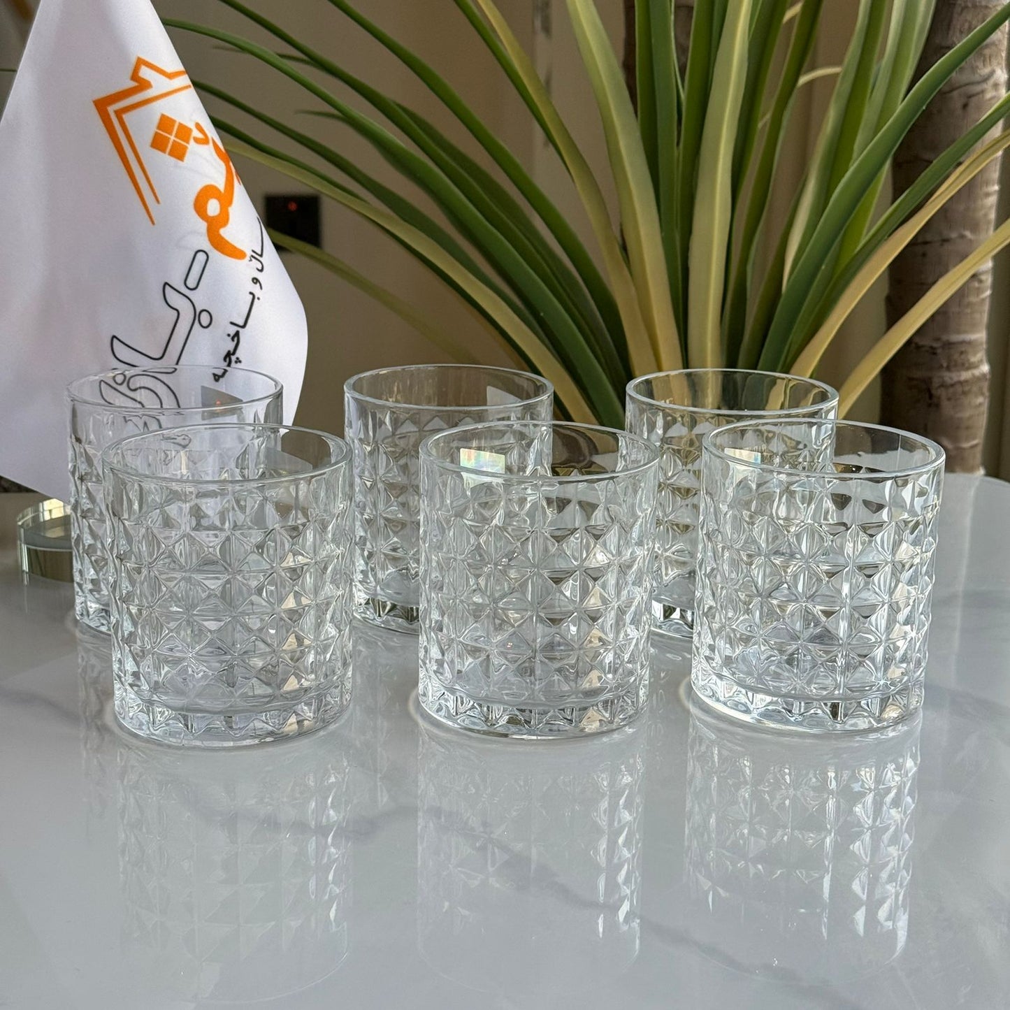 سێت پەرداخی شوشەی شیک - مۆدێرن