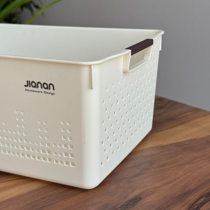 2-Sized Durable Multi-Purpose Storage Baskets
