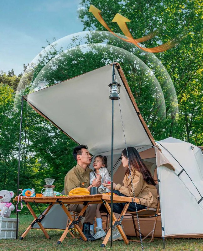 4-6 Person Portable Folding Camp Tent