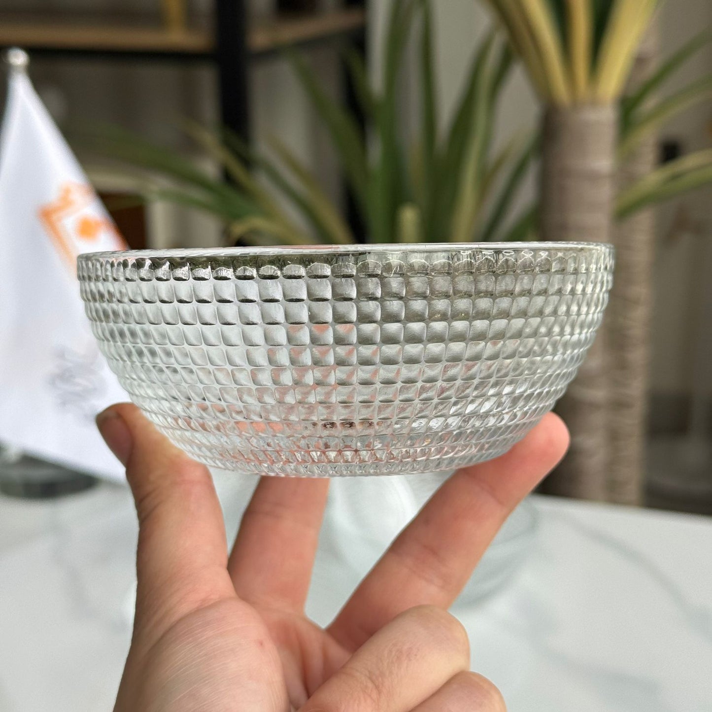 Modern Minimalist Glass Dessert Bowl - Set Of 6