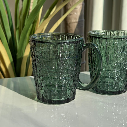 Luxury Glass Tea Cups - Set Of 3