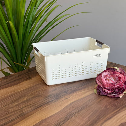 2-Sized Durable Multi-Purpose Storage Baskets