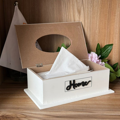Elegant Wooden Tissue Box Cover