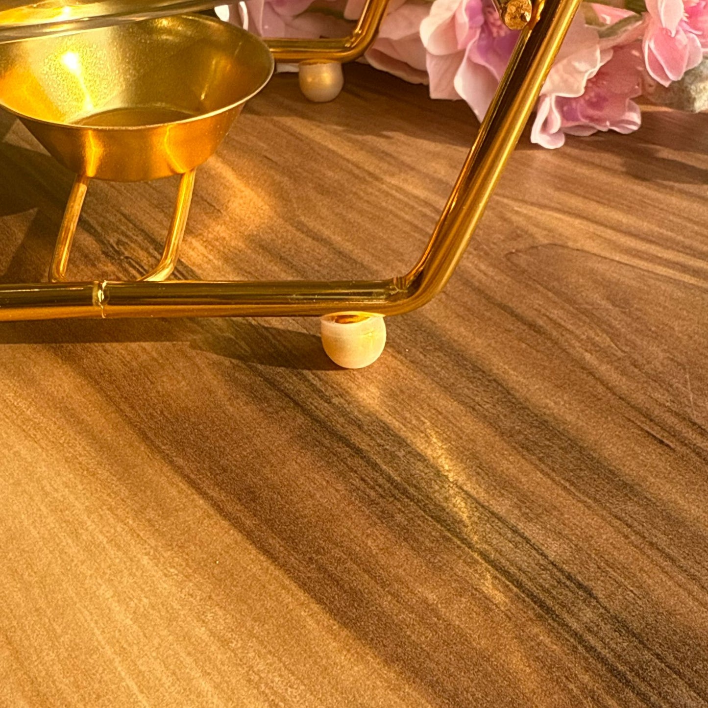 مجموعة أطباق تقديم الطعام الزجاجية الذهبية الفاخرة - تصاميم بيضاوية ودائرية