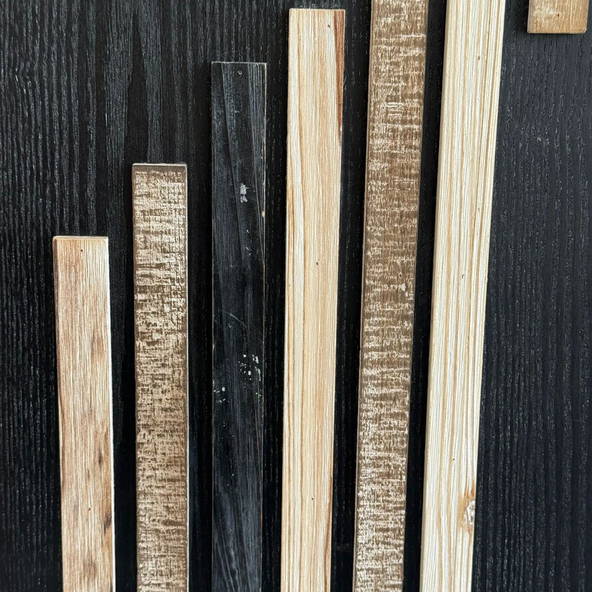 Black & Wooden Wall Art Decor