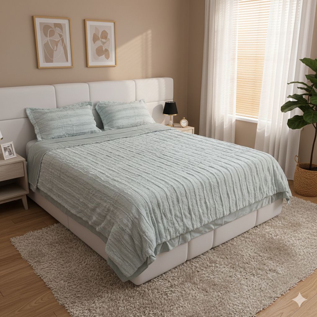 Luxury Plush 4-Piece Bedding Set – Soft & Cozy