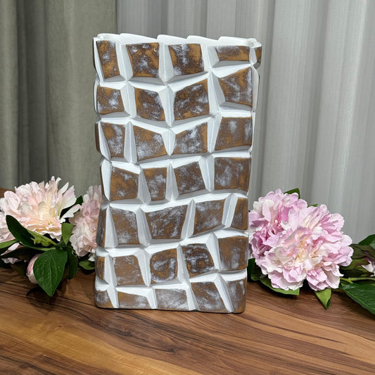 Imperial Grid Decorative Vase
