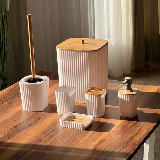 6 PCS Modern Bathroom Accessories Set