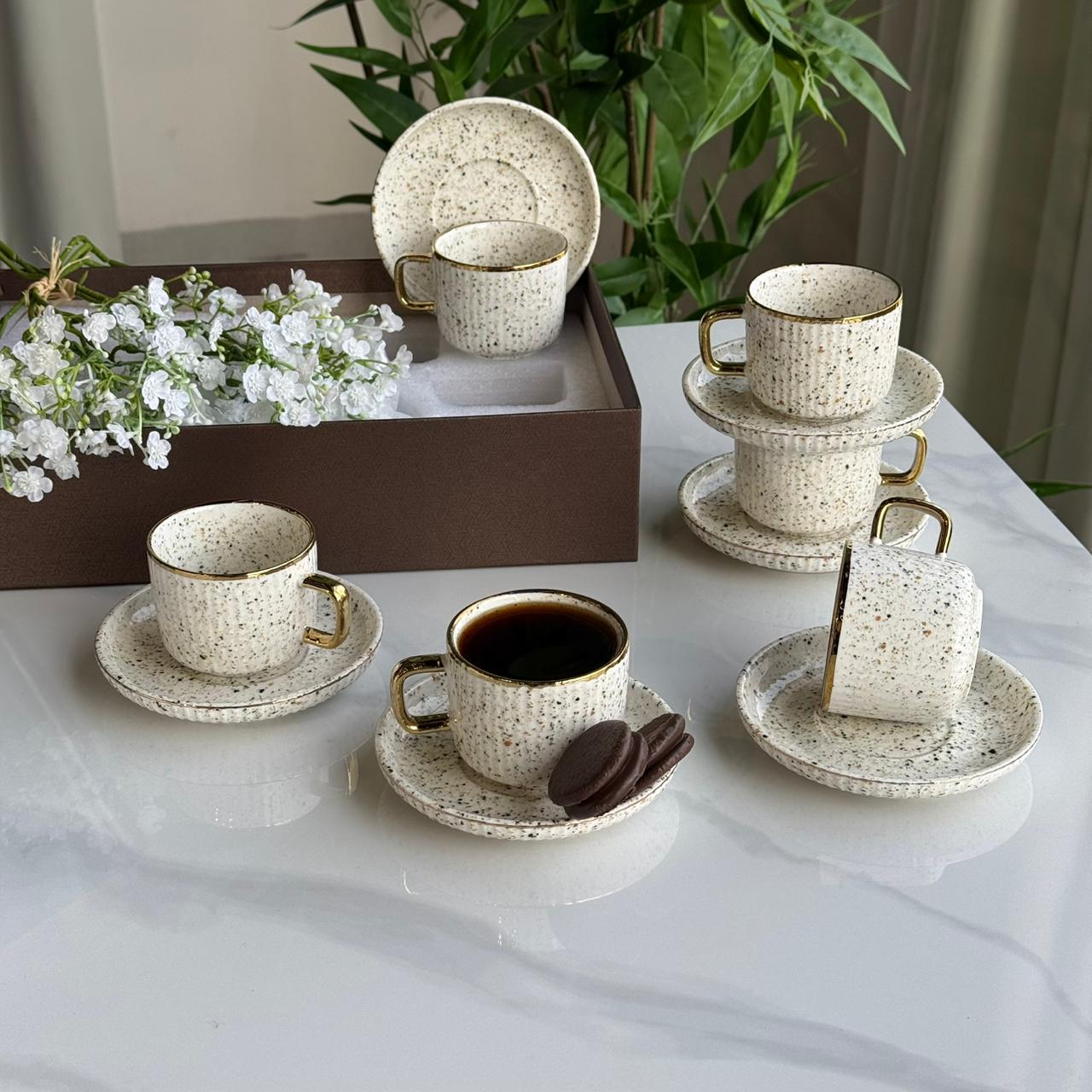 Elegance Design Coffee Cup & Saucer Set