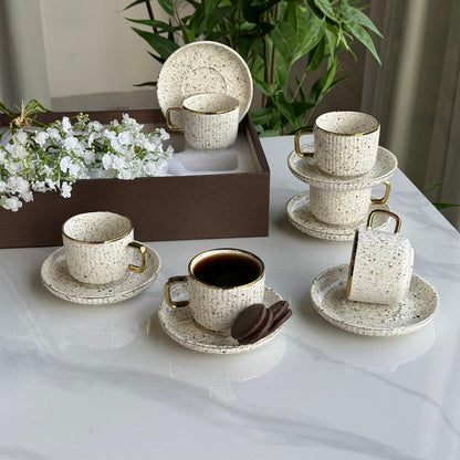 Elegance Design Coffee Cup & Saucer Set
