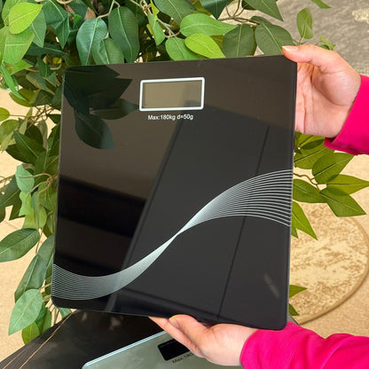 Elegant Multi-Color Glass Digital Scale