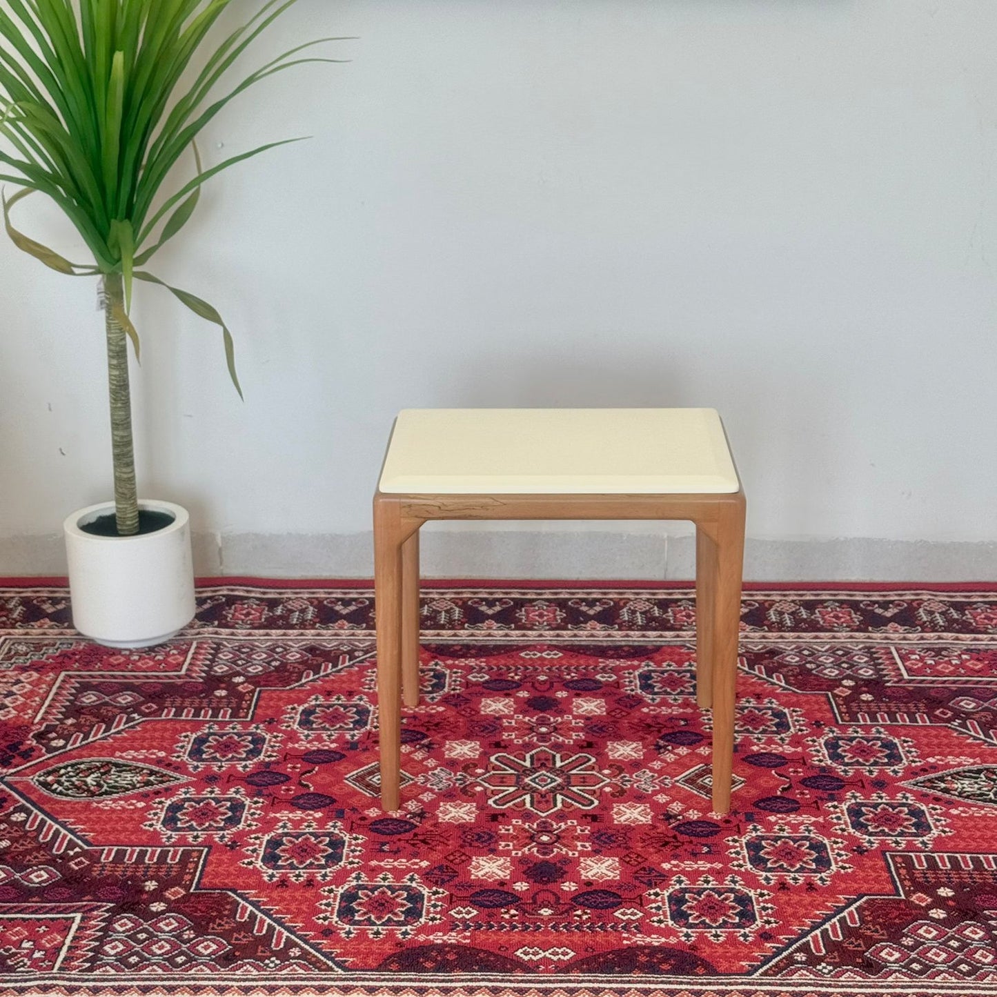 Luca - Modern Durable Table Set - Beige & Grey