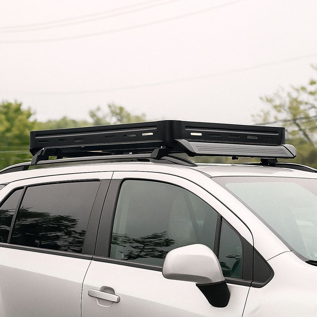 Aluminum Universal Car Roof Rack – Heavy-Duty Cargo Carrier - Full Set - Black