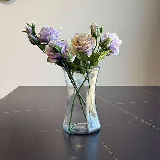 Modern Minimalist Clear Glass Vase