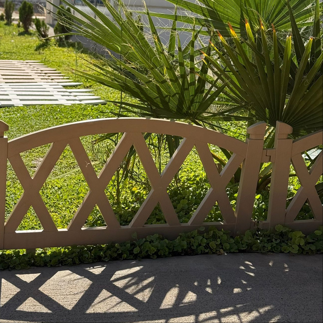 Decorative Lattice Garden Fence Panel