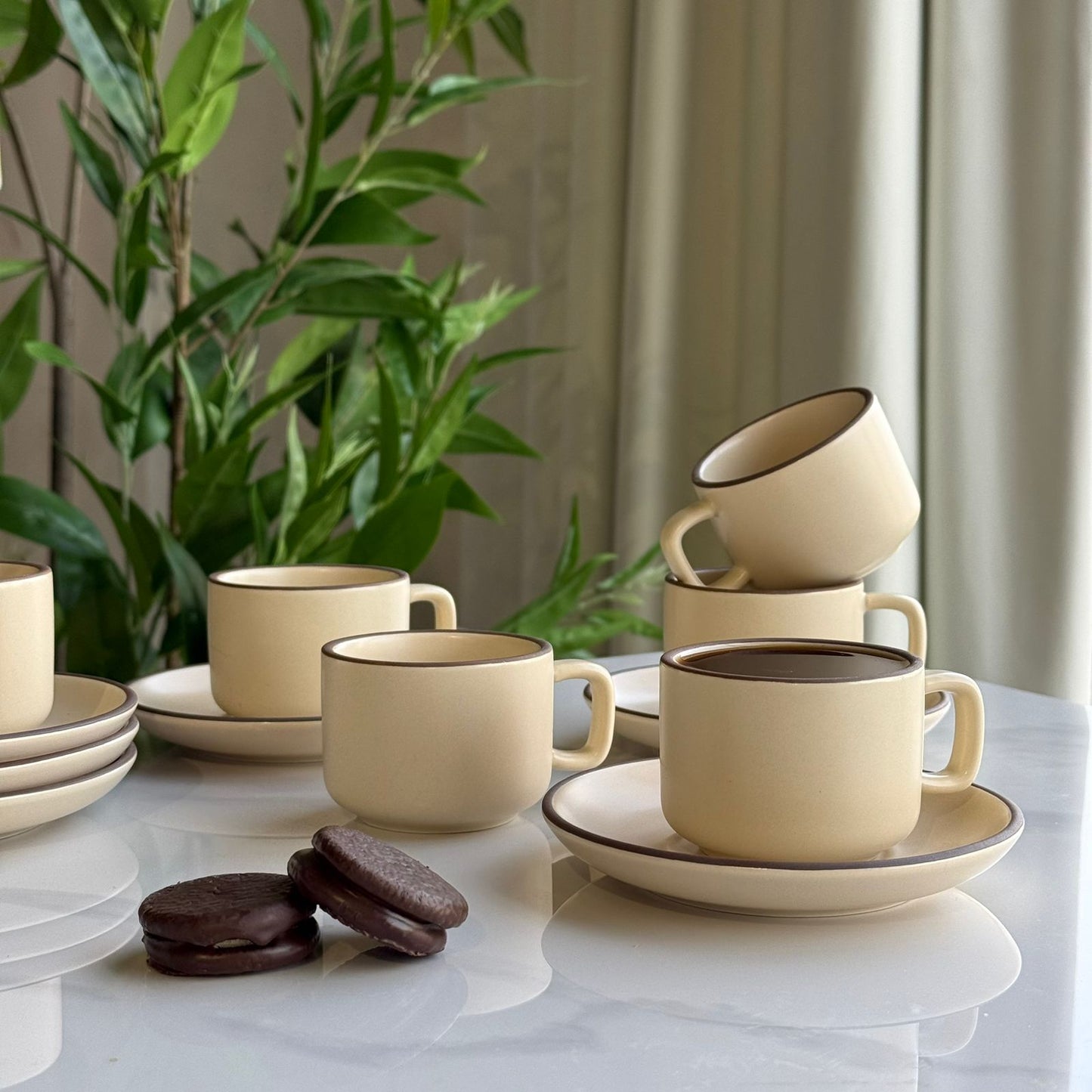 Elegant Luxury Coffee Cup & Saucer Set