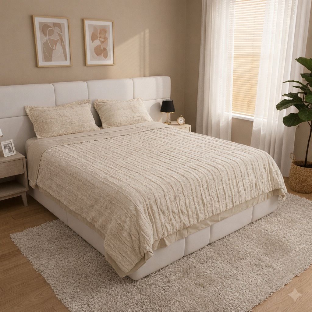 Luxury Plush 4-Piece Bedding Set – Soft & Cozy