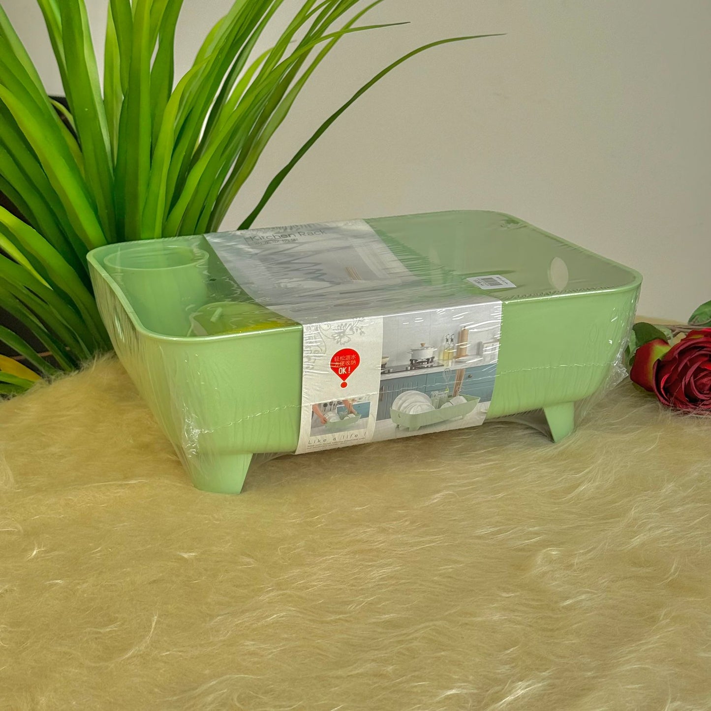 Durable Plastic Kitchen Dish Drying Rack