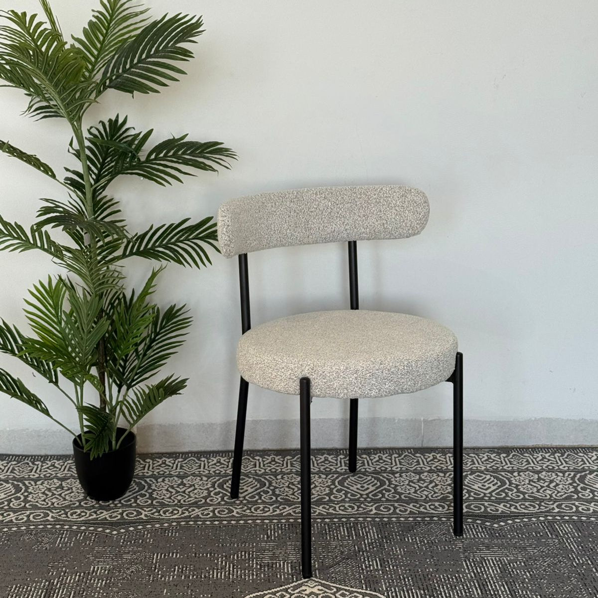 Tina Modern Metal Indoor Chair