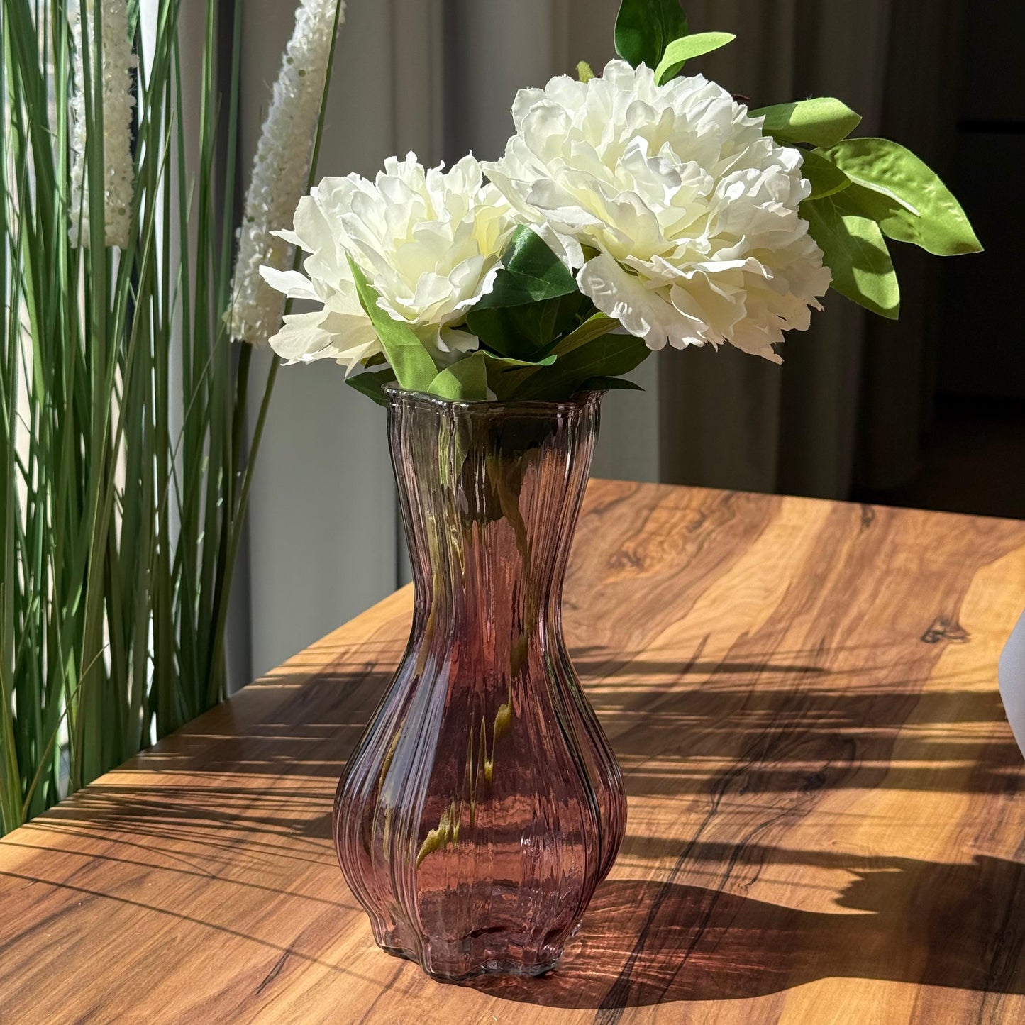 Roselle Curved Glass Vases