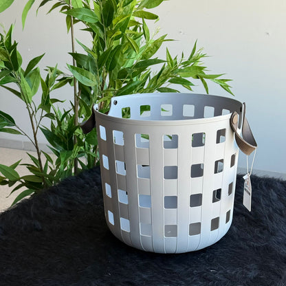 Multi-Purpose Round Storage Baskets With Handles