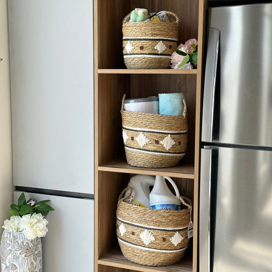 Decorative Woven Storage Basket Set