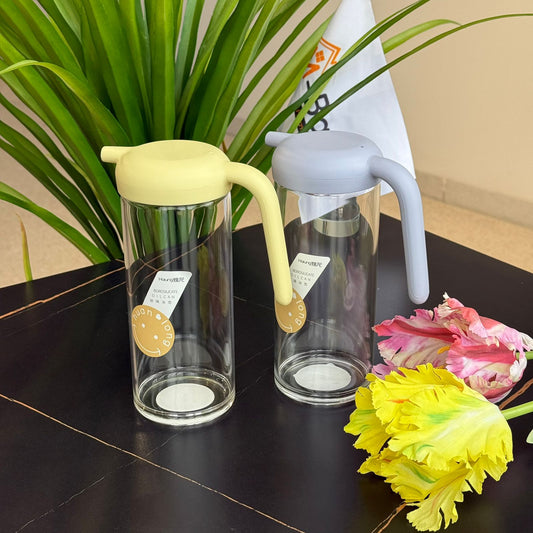 Small Glass Pitcher With Silicone Lid