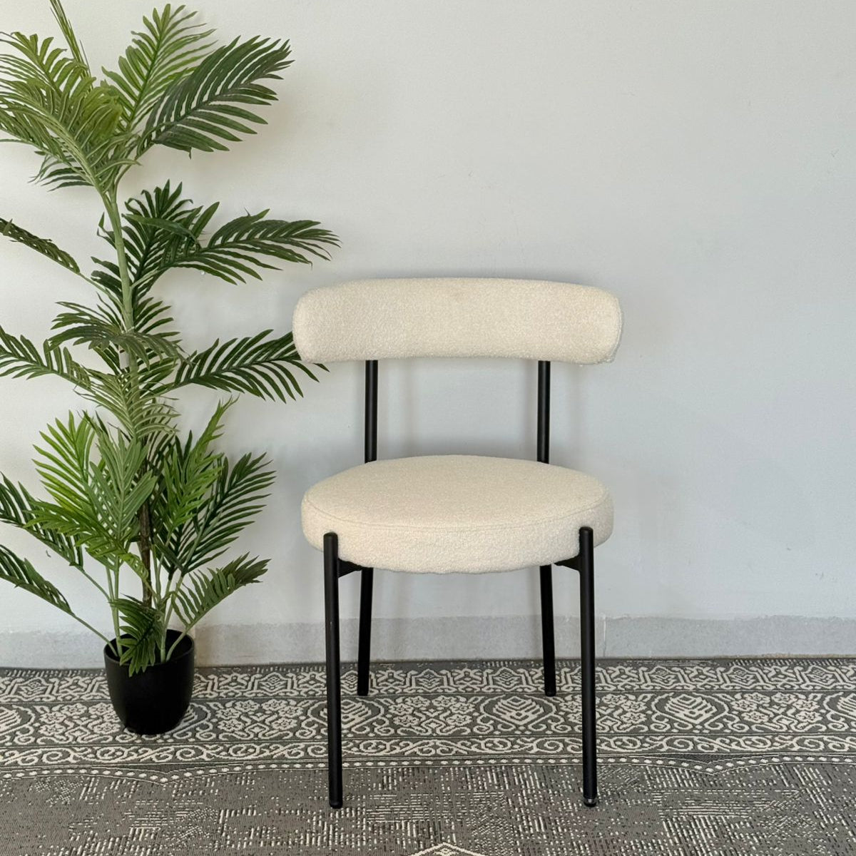 Tina Modern Metal Indoor Chair