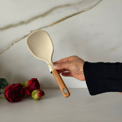 Non-Stick Serving Paddle with Wooden Handle