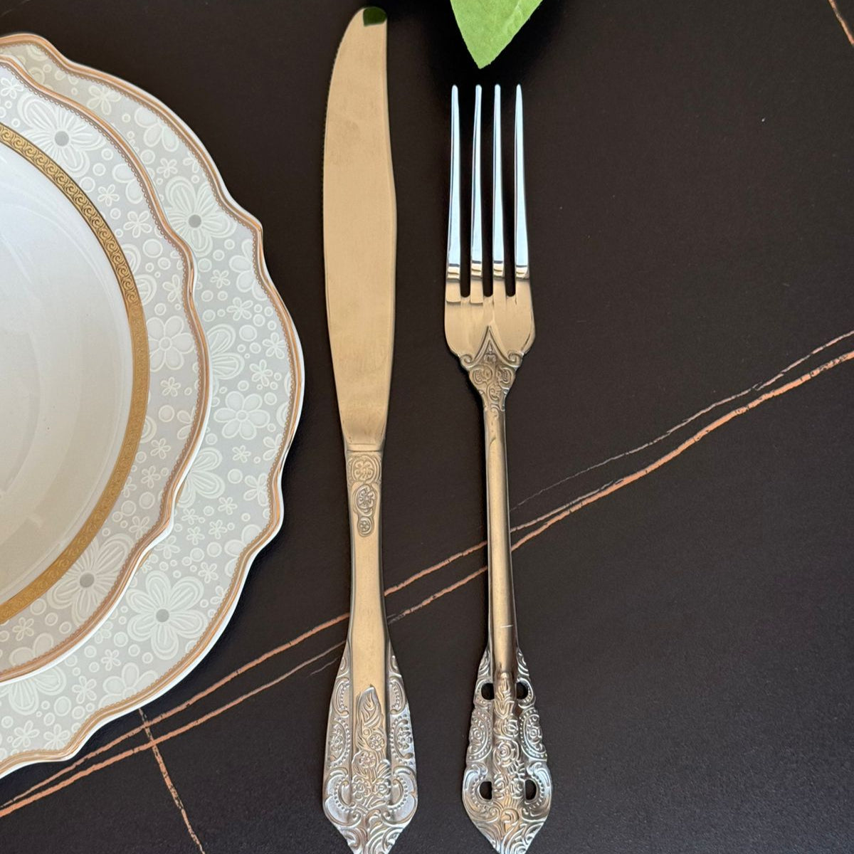 Classic Elegant Steel Cutlery Collection