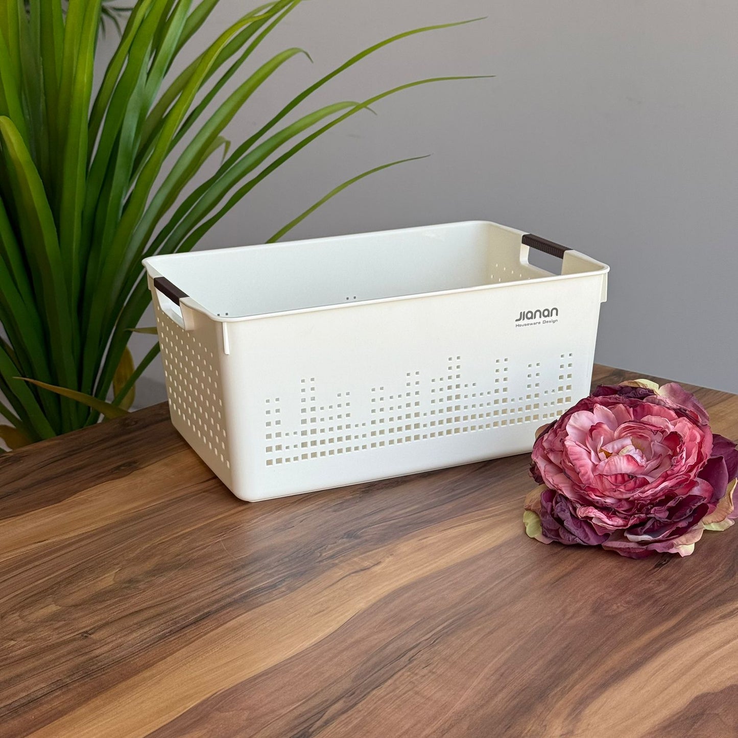 2-Sized Durable Multi-Purpose Storage Baskets