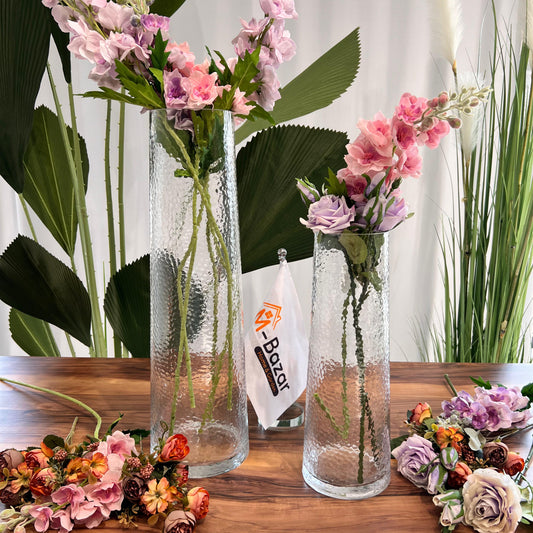 Crystal Ridge Glass Vases