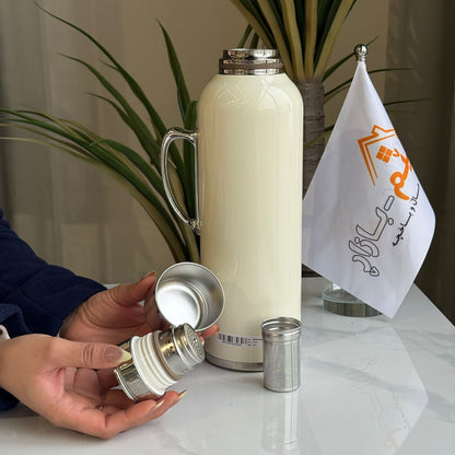 Vacuum Insulated Thermos Bottle with Temperature Display