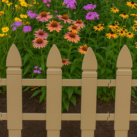 Plastic Picket Garden Fence