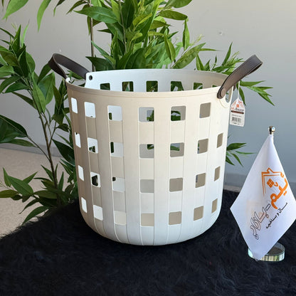 Multi-Purpose Round Storage Baskets With Handles