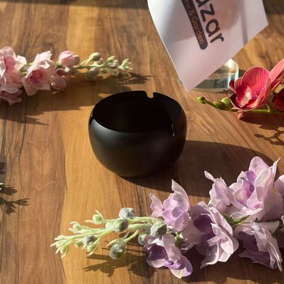 مجموعة منافض سجائر معدنية عصرية - تشكيلة ألوان ثلاثية